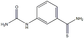 3-[(aminocarbonyl)amino]benzenecarbothioamide Struktur