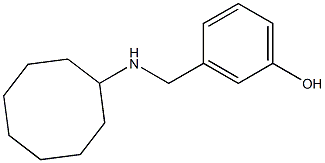 3-[(cyclooctylamino)methyl]phenol Struktur