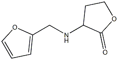 3-[(furan-2-ylmethyl)amino]oxolan-2-one Struktur