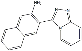 3-[1,2,4]triazolo[4,3-a]pyridin-3-yl-2-naphthylamine Struktur