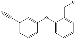 3-[2-(chloromethyl)phenoxy]benzonitrile Struktur