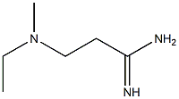 3-[ethyl(methyl)amino]propanimidamide Struktur