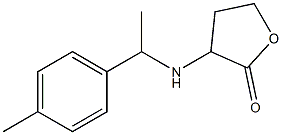 3-{[1-(4-methylphenyl)ethyl]amino}oxolan-2-one Struktur