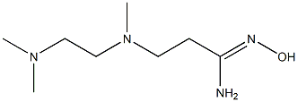 3-{[2-(dimethylamino)ethyl](methyl)amino}-N'-hydroxypropanimidamide Struktur