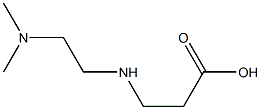 3-{[2-(dimethylamino)ethyl]amino}propanoic acid Struktur