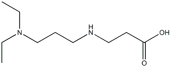 3-{[3-(diethylamino)propyl]amino}propanoic acid Struktur