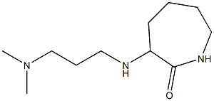 3-{[3-(dimethylamino)propyl]amino}azepan-2-one Struktur