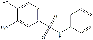 3-amino-4-hydroxy-N-phenylbenzene-1-sulfonamide Struktur