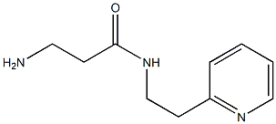 3-amino-N-(2-pyridin-2-ylethyl)propanamide Struktur