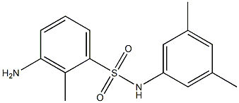 3-amino-N-(3,5-dimethylphenyl)-2-methylbenzene-1-sulfonamide Struktur