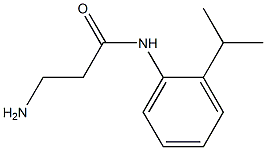 3-amino-N-[2-(propan-2-yl)phenyl]propanamide Struktur