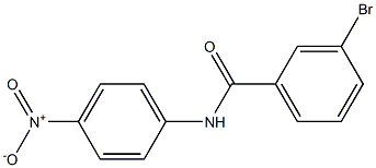 3-bromo-N-(4-nitrophenyl)benzamide Struktur