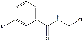 3-bromo-N-(chloromethyl)benzamide Struktur