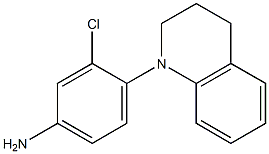 3-chloro-4-(1,2,3,4-tetrahydroquinolin-1-yl)aniline Struktur