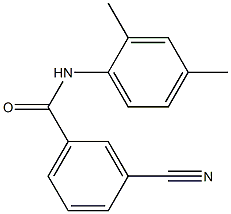 3-cyano-N-(2,4-dimethylphenyl)benzamide Struktur