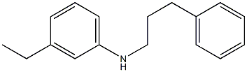 3-ethyl-N-(3-phenylpropyl)aniline Struktur