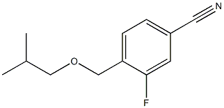 3-fluoro-4-(isobutoxymethyl)benzonitrile Struktur