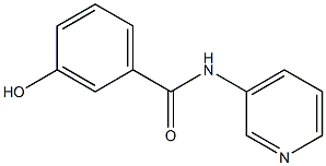 3-hydroxy-N-(pyridin-3-yl)benzamide Struktur