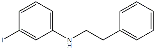 3-iodo-N-(2-phenylethyl)aniline Struktur