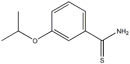 3-isopropoxybenzenecarbothioamide Struktur