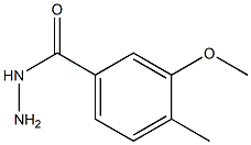 3-methoxy-4-methylbenzohydrazide Struktur