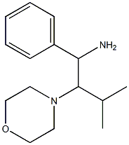 3-methyl-2-morpholin-4-yl-1-phenylbutan-1-amine Struktur