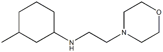 3-methyl-N-[2-(morpholin-4-yl)ethyl]cyclohexan-1-amine Struktur