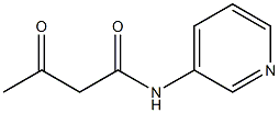 3-oxo-N-(pyridin-3-yl)butanamide Struktur