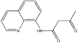 3-oxo-N-(quinolin-8-yl)butanamide Struktur