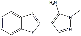 4-(1,3-benzothiazol-2-yl)-1-methyl-1H-pyrazol-5-amine Struktur