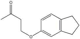 4-(2,3-dihydro-1H-inden-5-yloxy)butan-2-one Struktur