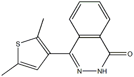 4-(2,5-dimethylthiophen-3-yl)-1,2-dihydrophthalazin-1-one Struktur