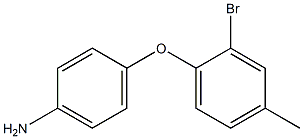 4-(2-bromo-4-methylphenoxy)aniline Struktur