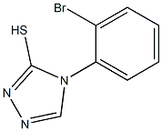 4-(2-bromophenyl)-4H-1,2,4-triazole-3-thiol Struktur