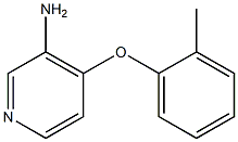 4-(2-methylphenoxy)pyridin-3-amine Struktur