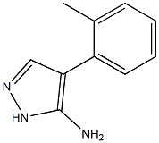 4-(2-methylphenyl)-1H-pyrazol-5-amine Struktur