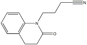 4-(2-oxo-3,4-dihydroquinolin-1(2H)-yl)butanenitrile Struktur