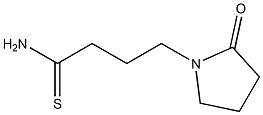 4-(2-oxopyrrolidin-1-yl)butanethioamide Struktur