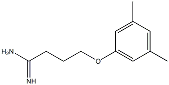 4-(3,5-dimethylphenoxy)butanimidamide Struktur