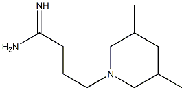 4-(3,5-dimethylpiperidin-1-yl)butanimidamide Struktur