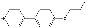 4-(4-butoxyphenyl)-1,2,3,6-tetrahydropyridine Struktur