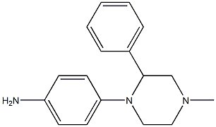 4-(4-methyl-2-phenylpiperazin-1-yl)aniline Struktur