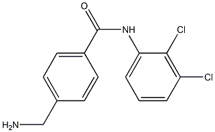 4-(aminomethyl)-N-(2,3-dichlorophenyl)benzamide Struktur