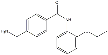 4-(aminomethyl)-N-(2-ethoxyphenyl)benzamide Struktur