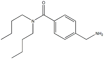 4-(aminomethyl)-N,N-dibutylbenzamide Struktur