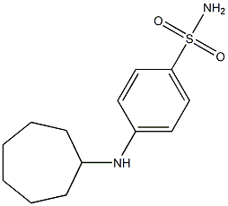 4-(cycloheptylamino)benzene-1-sulfonamide Struktur