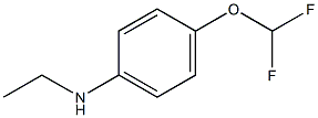 4-(difluoromethoxy)-N-ethylaniline Struktur