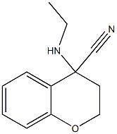 4-(ethylamino)-3,4-dihydro-2H-1-benzopyran-4-carbonitrile Struktur