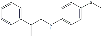 4-(methylsulfanyl)-N-(2-phenylpropyl)aniline Struktur