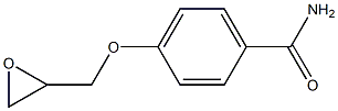 4-(oxiran-2-ylmethoxy)benzamide Struktur